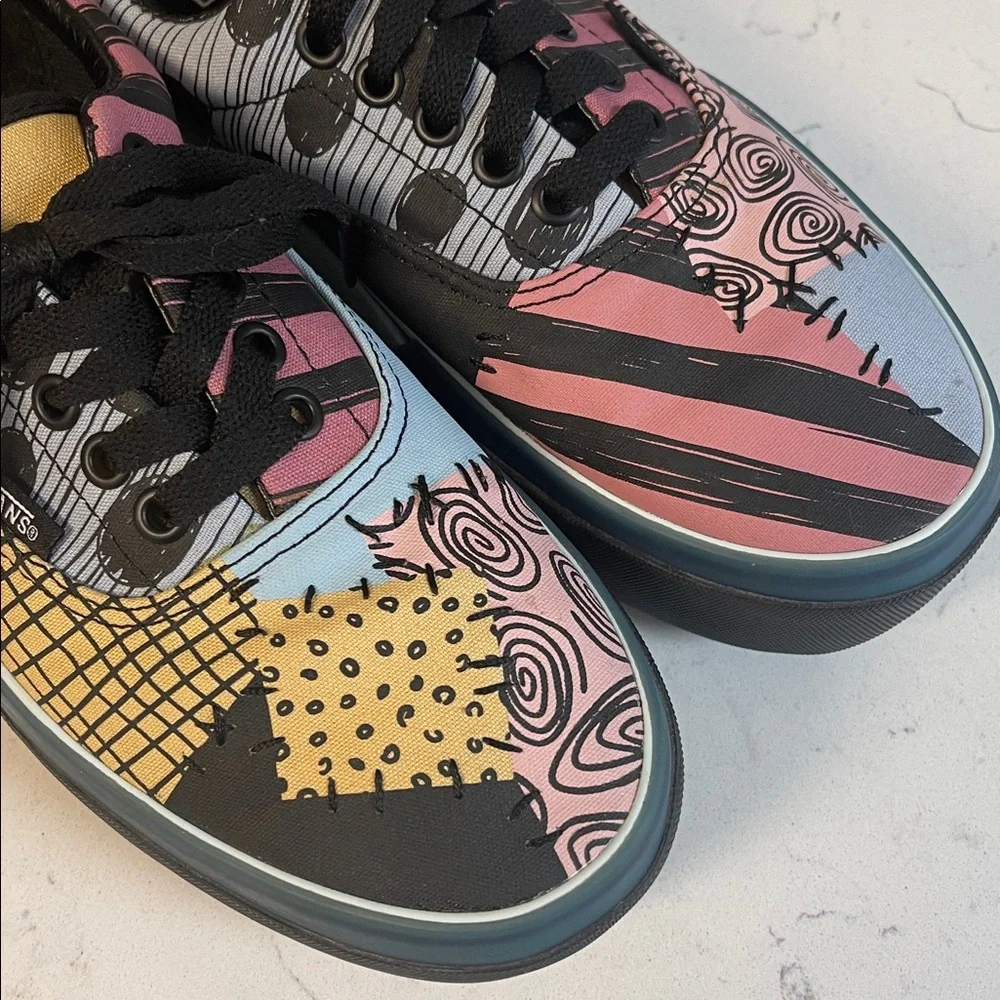 VANS X THE NIGHTMARE BEFORE CHRISTMAS ERA STACKED DISNEY Size 9.5 Worn 2-3 Times - Picture 16 of 17